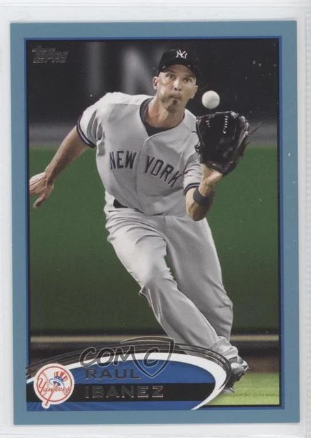 2012 Topps Wal-Mart Blue Border Raul Ibanez #554