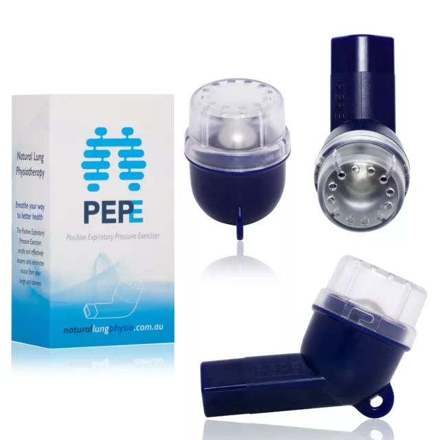 Breathing Exercise Device Lung Health Exerciser air physio breather Trainer pepe