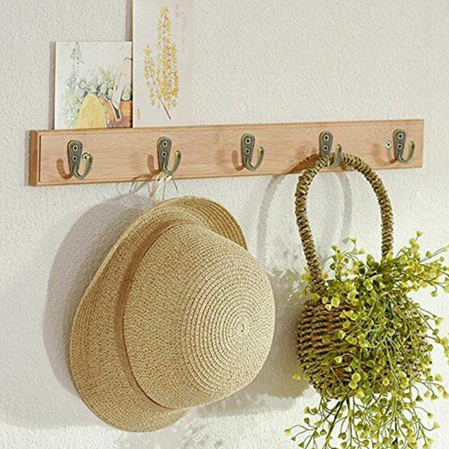 20pcs Hanging Metal Single Hook Clothes Hat Coat Robe Wall Door Hangers Hooks 2