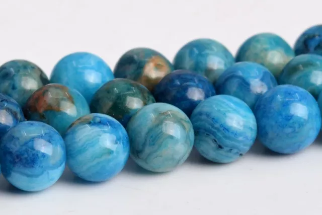 Blue Crazy Lace Agate Beads Grade AAA Round Gemstone Loose Beads 6/8/10MM