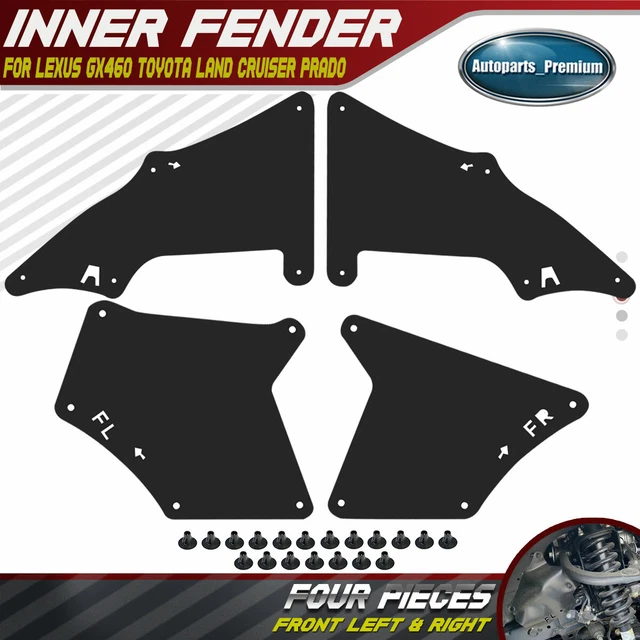 Splash Guards MudFlaps Fender Liner Shield for Toyota Land Cruiser Prado 120 150