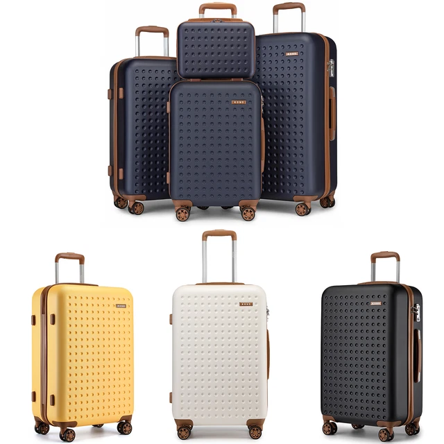 Valise Rigide ABS+PC 4 Roues Spinner – 13/20/24/28 Pouces – Bagage à Main – Neuf