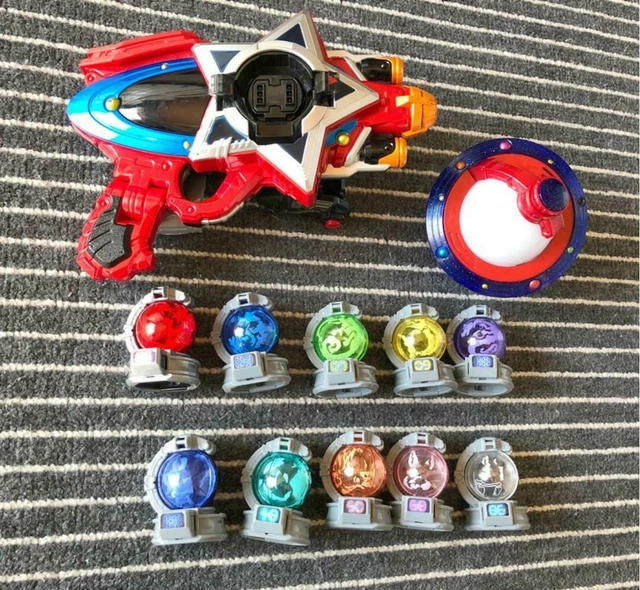 POWER RANGERS UCHU Sentai Kyuranger Seiza Blaster Kyutama 10p Set ...