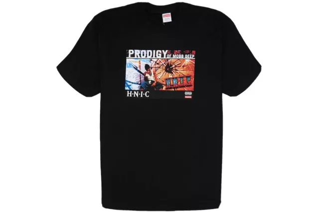 NEW SUPREME HNIC Prodigy Mobb Deep Tee T-Shirt Black Spring Summer