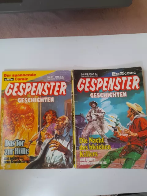 3 x Gespenster Geschichten - Comic Taschenbücher - Nr.22-31-48  - Bastei Verlag