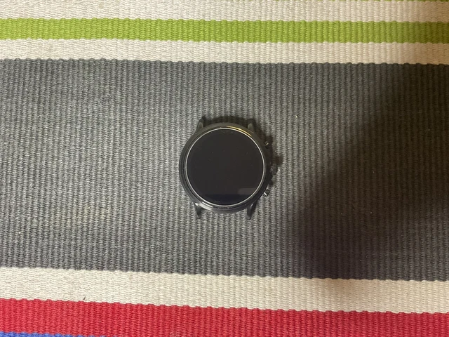 Fossil The Carlyle HR 5. Generation Herren Smartwatch 44mm Edelstahlgehäuse