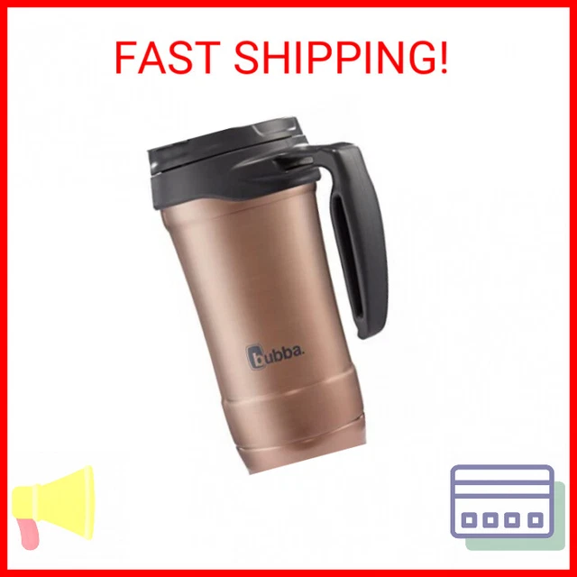bubba Hero Dual-Wall Vacuum-Insulated Stainless Steel Travel Mug, 18 oz., Rose G