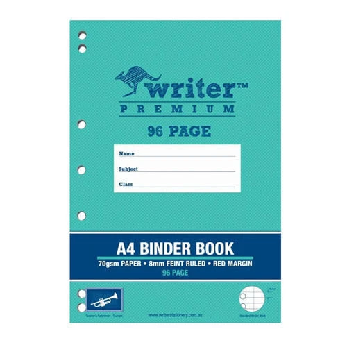 96 PAGES High Quality 70gsm Paper Writer Premium Binder Book with Board Cover