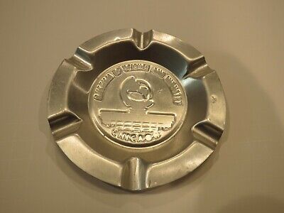Vintage Museum of Science and Industry Aluminum Ashtray Chicago Souvenir