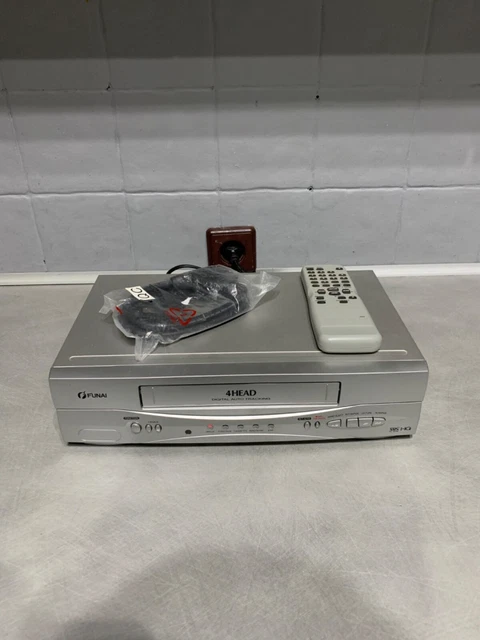 FUNAI 31C-450 Magnetoscope VHS PAL Secam Vintage avec télécommande fonctionne BE