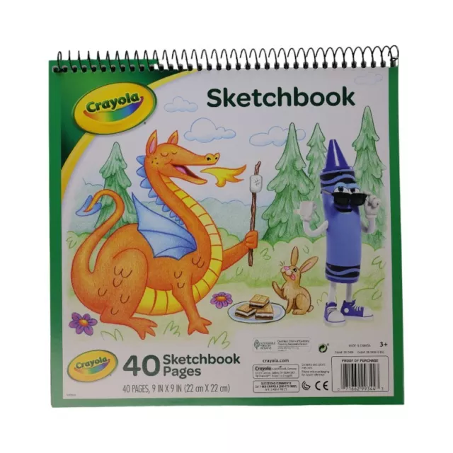 Crayola: Sketchbook Crayola Draw Pages Craft Art School Supplies Paper Drawing