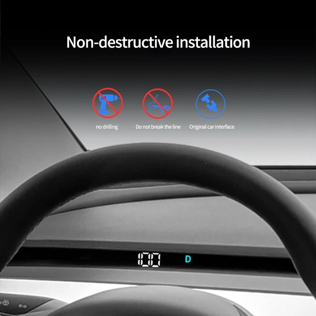Ottimizza la tua esperienza di guida con Head Up Display per Tesla Model 3 Model