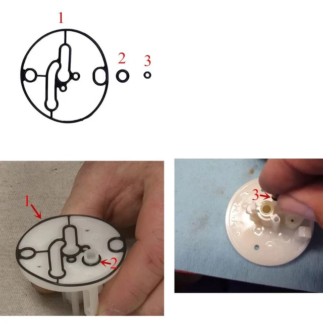 GASKETFLOAT BOWLORING W/ Inlet Seal Repair Kit for Nikki Carburetors