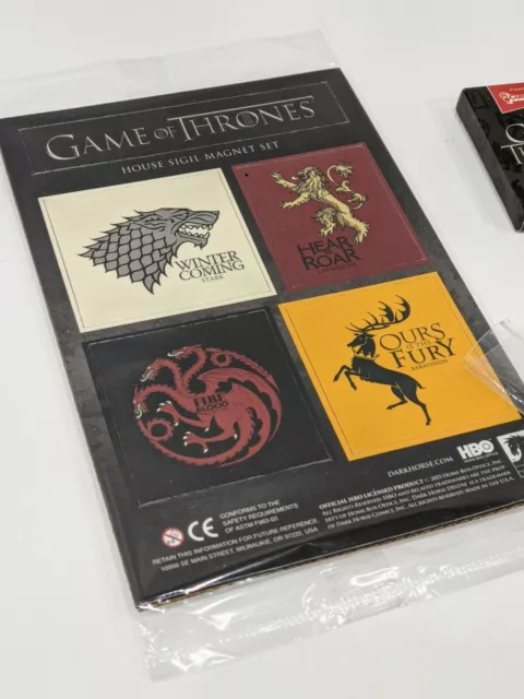 Game of Thrones House Sigil Magnet Set - USB & Button  Loot Crate Exclusive set 2