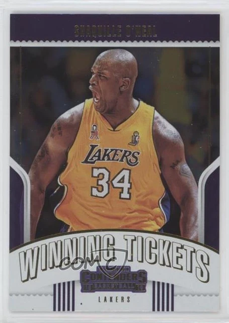 2018-19 Panini Contenders Winning Tickets Shaquille O'Neal #29 HOF