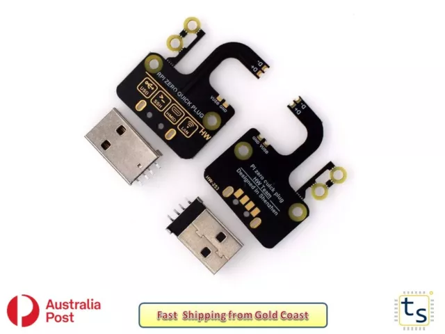 Raspberry PI Zero Quick Plug USB-A  Add on Board Connector UDisk Expansion Board