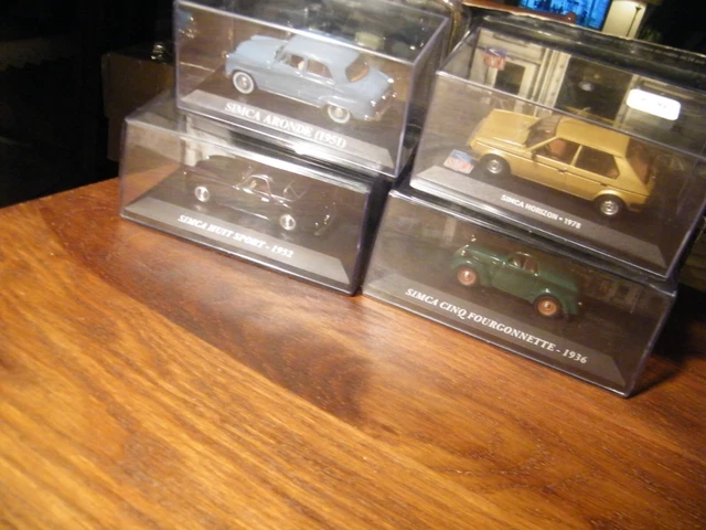 Altaya/Atlas   - Lot De  4 Simca