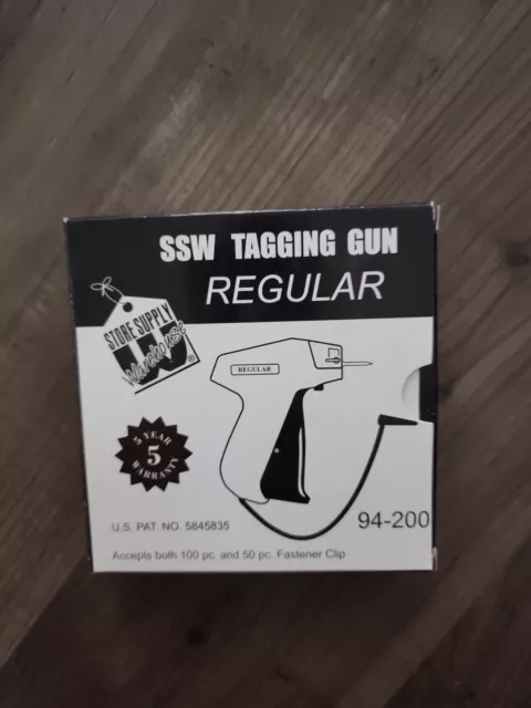 SSW Tagging Gun Store Supply 94-200 With Thousands Clear Fasteners 1" 2" & 3"