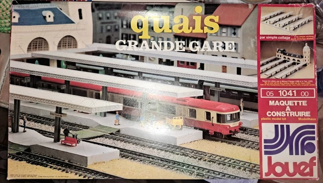Gare Jouef Modélisme Ferroviaire - Références 846, 847 + 2 Quais 862 - Occasion