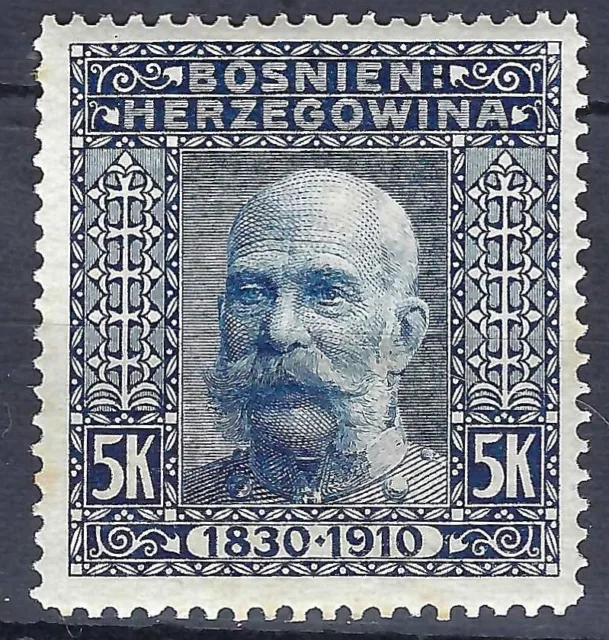 Österreich / Bosnien postfrisch, Kaiser Franz Josef 5 Kronen; AT-BA 60