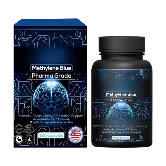 METHYLENE BLUE PHARMACEUTICAL Grade Capsules, 120 Capsules £15.10 ...