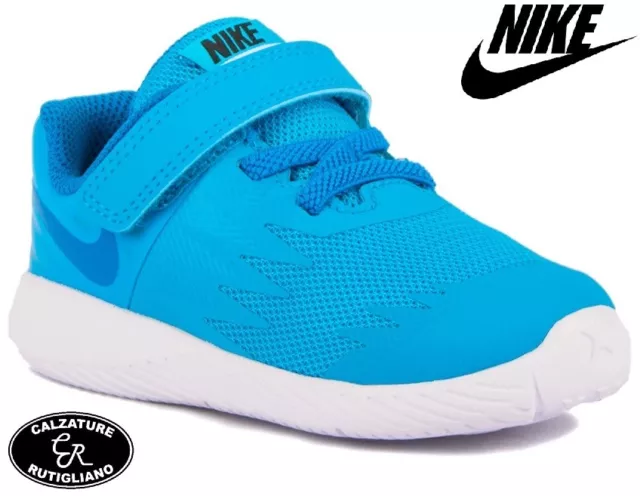 Nike Star Runner (Tdv) Scarpe Bambino Ginnastica Runner Azzurro - 907255 405