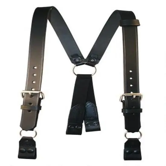 Bostol Leather Fireman's Suspenders W/ Loop Attachment