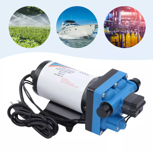 Water Pump 55PSI Self Priming Pump Diaphragm High Pressure RV Auto Switch