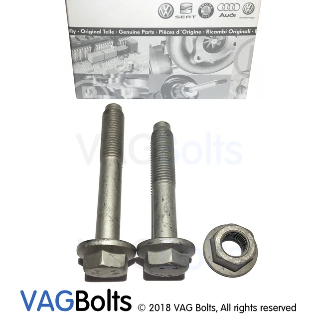 GENUINE VW FRONT Suspension Wishbone Arm Bolt Kit Golf Mk4 Bora Audi A3