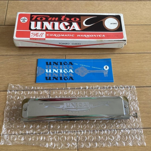 未使用に近い　TOMBO Deluxe UNICA Formal 1844 Tombo Deluxe Unica Formal 1844 Chromatic Harmonica Used