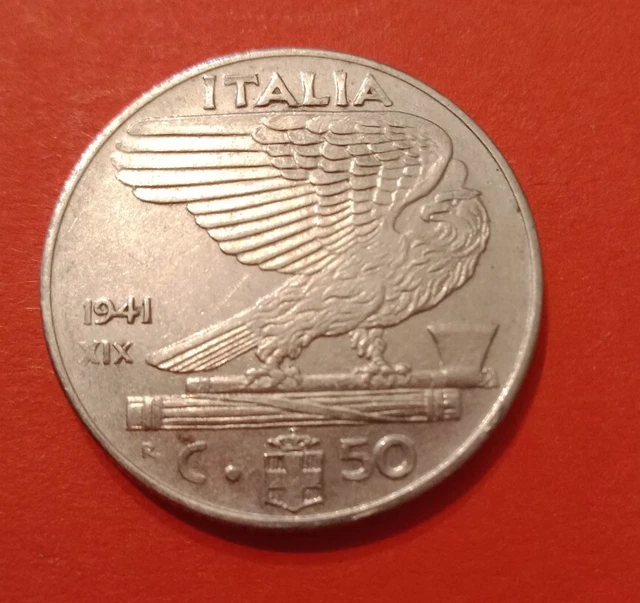 50 centesimi 1941 Italia