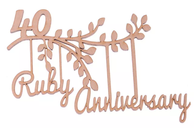 Wooden Wedding Anniversary Branch Family Frame Branch Gift - Number and Name