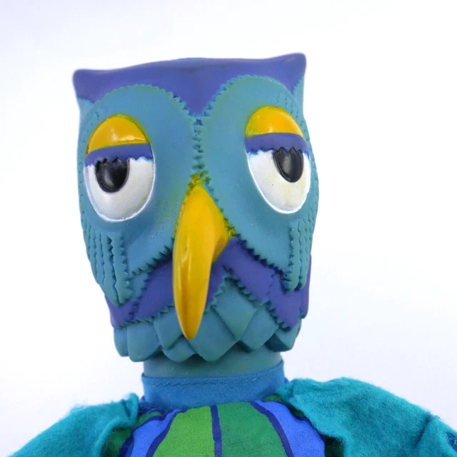 1970's Vintage Ideal Mr Rogers Neighborhood X The Owl 12" Puppet HTF Rare