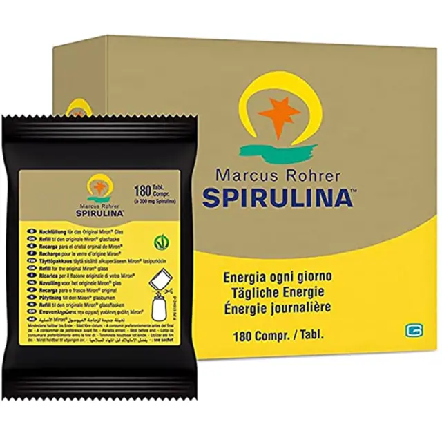 Marcus Rohrer Spirulina 180 cpr Alga Spirulina Ricarica