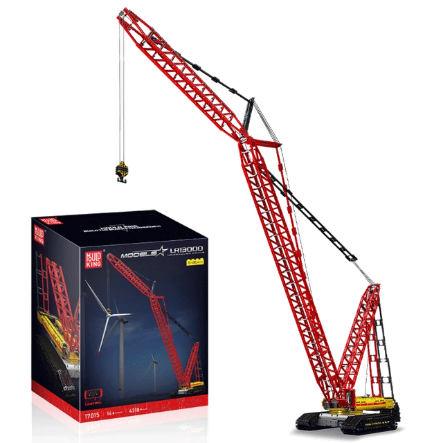 MOLD KING 17015 Grue Sur Chenilles Liebherr LR13000 Blocs De Construction Ensemble De Jouets 1937