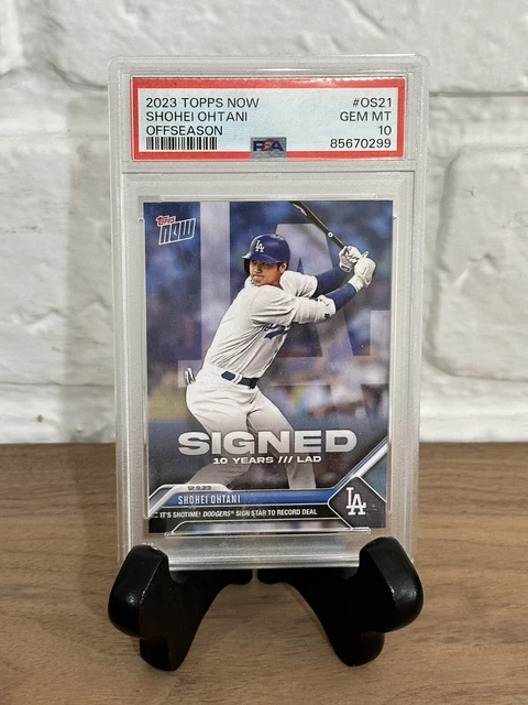 2024 Topps Now SHOHEI OHTANI Greatest Day In Baseball Card #723 - Graded GEM Mint 10 - Foto 4
