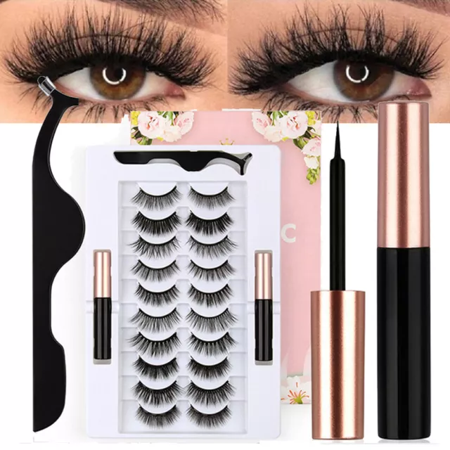 Magnetische Eyelashes Magnetic Eyeliner Lashes Fake False Langlebige Wimpern