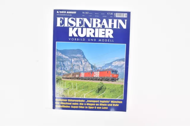 Revista de mensajería ferroviaria agosto 2019 no 563 modelo y modelo