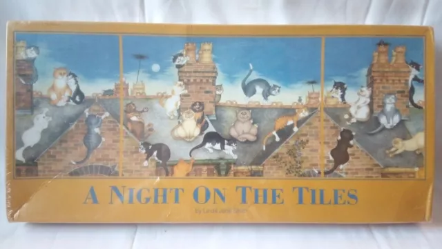 Linda Jane Smith Nacht auf den Fliesen KATZEN Puzzle Set Original NEU VERSIEGELT