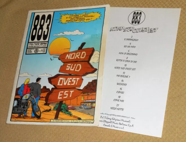 883        Nord Sud Ovest Est                      Libro Spartito  10    Canzoni