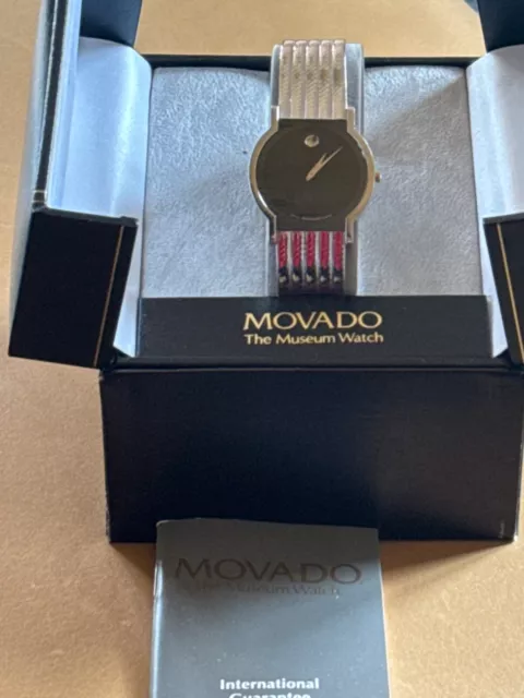Movado Men's Temo Stainless Steel Black Dial Swiss Watch - 0607292 ($1095 MSRP)