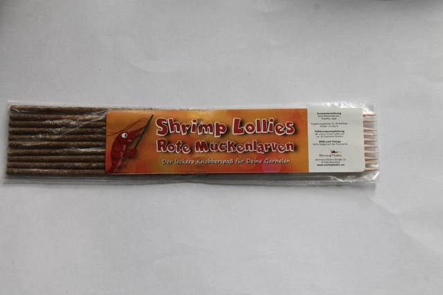 Shrimp Lollies, Gamberi Fut ,Rossi Mückenlarve, 10 Pezzo, 0,40 Euro / Unità