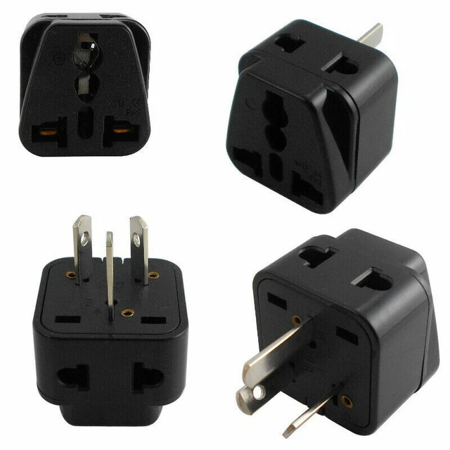 Universal US UK EU to AU Australian Wall Plug Travel Power Adapter Converter 3P