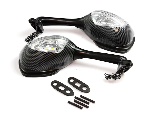 Paio Specchietti Oem Stile Carbon-Look per Suzuki Gsxr 600 750 1000 05-10