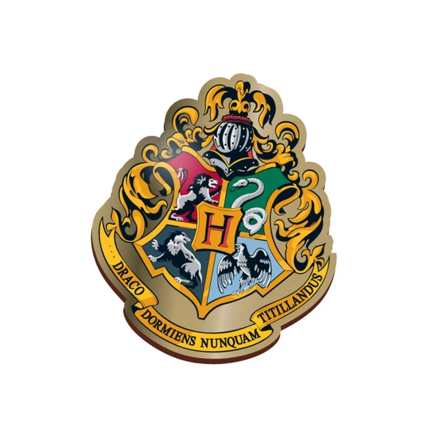T-shirt Enfant Harry Potter Poudlard LOGOSHIRT - Gris, Coton Bio, Neuf Avec étiquettes