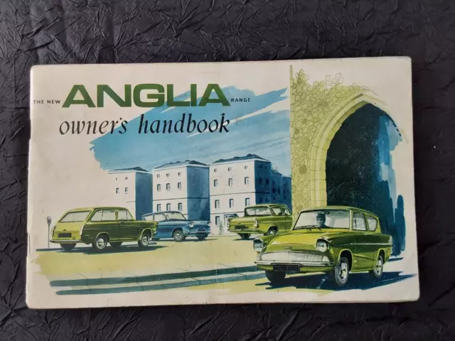 Ford Anglia Owners Handbook Manual Fair Condition