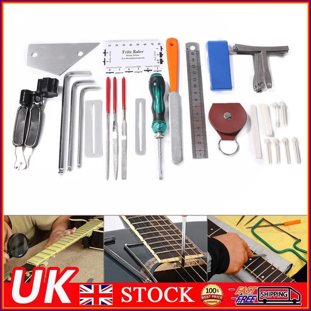 36 in 1 Professional Guitar Repair Tool Kit String Tuning Wrenches Tool
