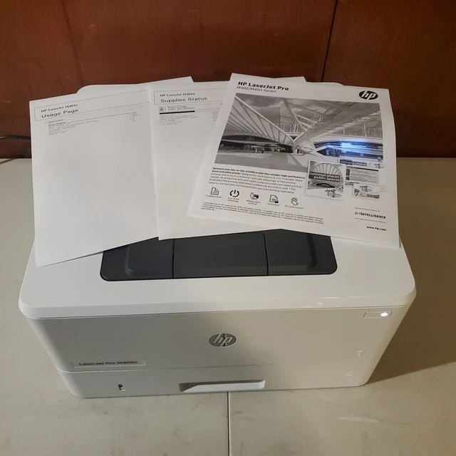 HP LASERJET PRO M402N Monochrome Laser Printer W/ 50 Toner Low 3.4k Pg