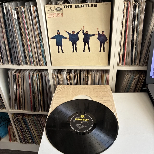 THE BEATLES ‎– Help! - Parlophone PMC 1255 LP Mono UK 1965