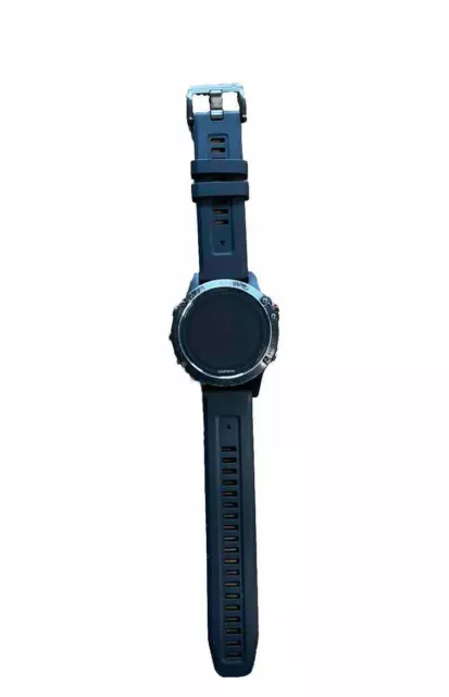 Garmin Fenix 5 Saphir - Schwarz mit schwarzem Armband - Multisportuhr mit GPS